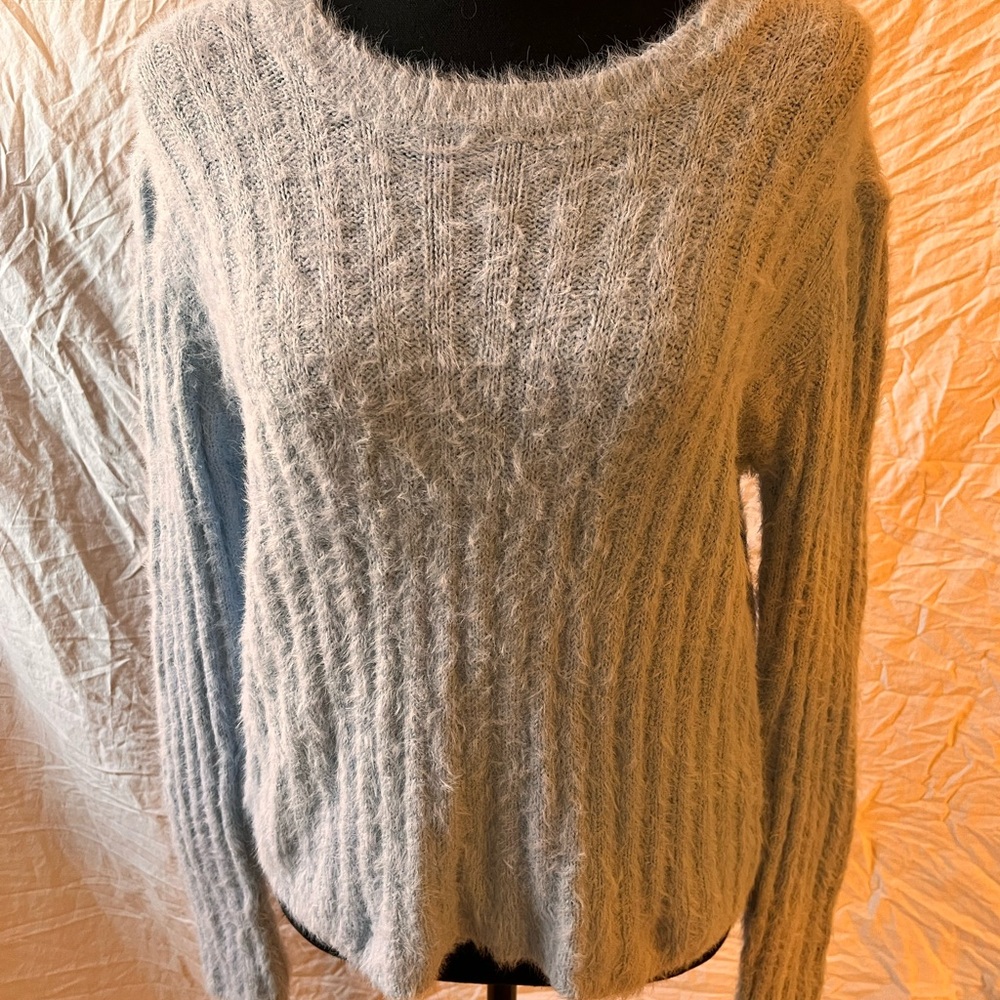 Baby Blue crewneck sweater. Size medium